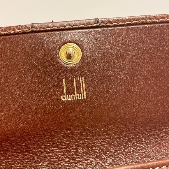 Dunhill saddle brown leather compact wallet - Picture 9 of 9